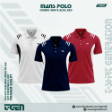 Man's Polo 3 Pcs Combo-WHITE,BLUE,RED