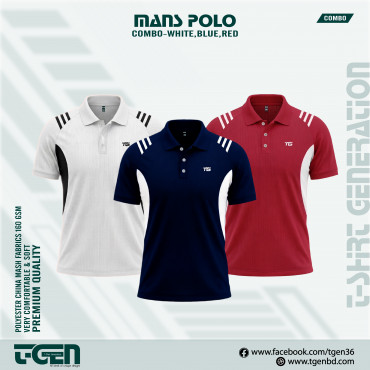 Man's Polo 3 Pcs Com...