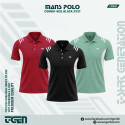 Man's Polo 3 Pcs Combo-RED,BLACK,PEST
