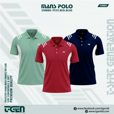 Man's Polo 3 Pcs Com...