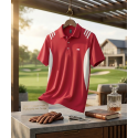 Premium Comfort Mash Polo T-Shirt (Red)