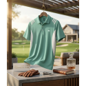 Premium Comfort Mash Polo T-Shirt (Past Mint)