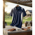Premium Comfort Mash Polo T-Shirt (Blue)