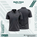Premium Comfort Mash Polo T-Shirt (Gray)