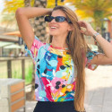 Spandex Women Summer T-Shirt