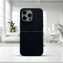 Premium Vegan leather With Camera Metal Bumper Case For iPhone 15 To 16 Pro Max