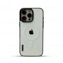 Hot Contrast Color PU Leather Magnetic Case For iPhone 12 To 16 Pro Max