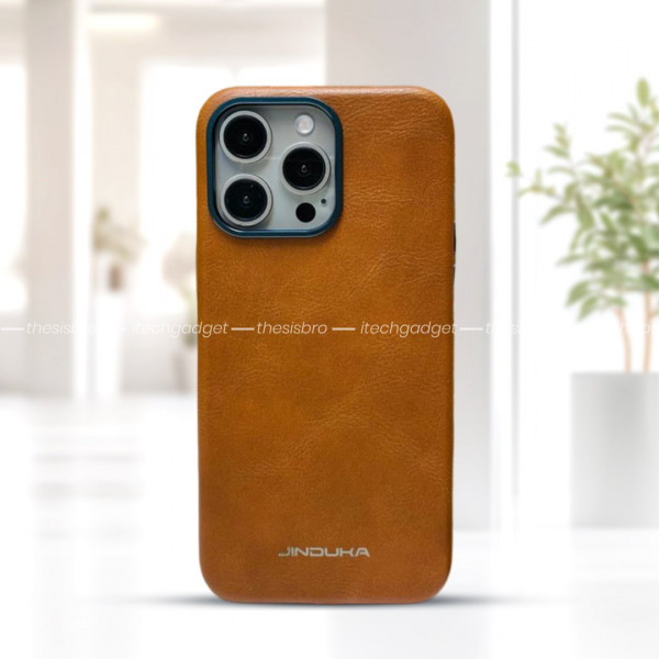 Magnetic Magsafe Leather Slim Case For Iphone 15 to 16 Pro Max