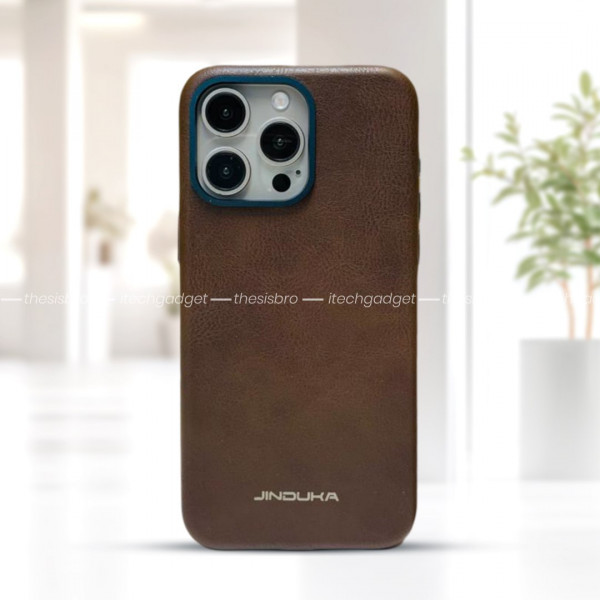 Magnetic Magsafe Leather Slim Case For Iphone 15 to 16 Pro Max