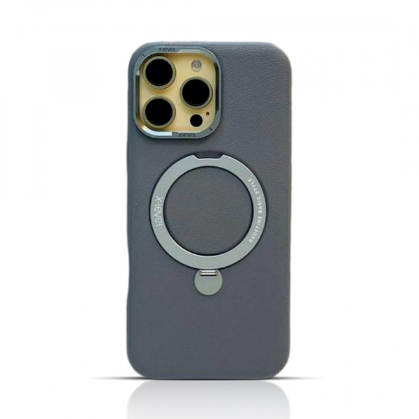 Official X-Level Leather Magnetic Ring Stand Case For iPhone 