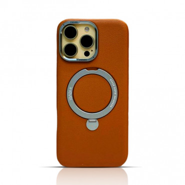 Official X-Level Leather Magnetic Ring Stand Case For iPhone 