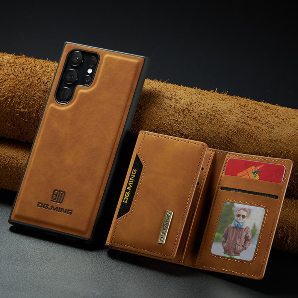 Premium PU Leather Wireless Charging Case For Samsung Galaxy S24Ultra S23Ultra