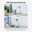 Anker Nano 10000mAh 30W Power Bank with Built-In USB-C Cable.