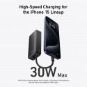 Anker Nano 10000mAh 30W Power Bank with Built-In USB-C Cable.