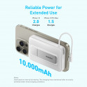 Anker Zolo 30W 10000mAh Power Bank with Built-in USB-C Cable.