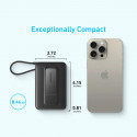 Anker Zolo 30W 10000mAh Power Bank with Built-in USB-C Cable.