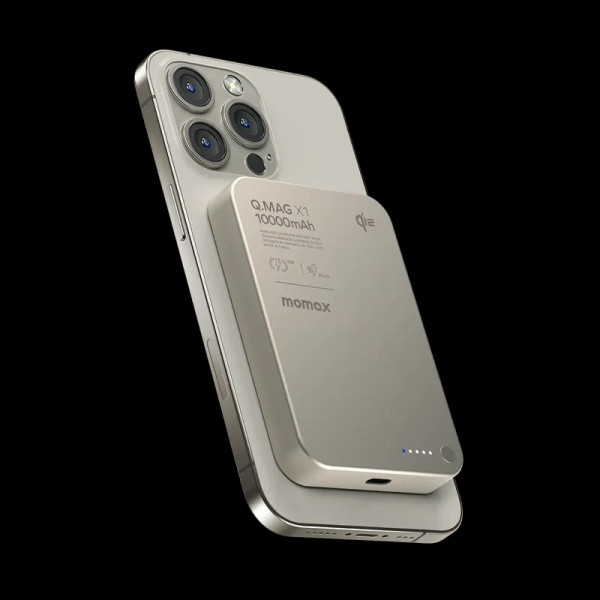 Momax Q.Mag X1 Qi2 Gen 2 Magnetic Wireless Power Bank 10000mAh
