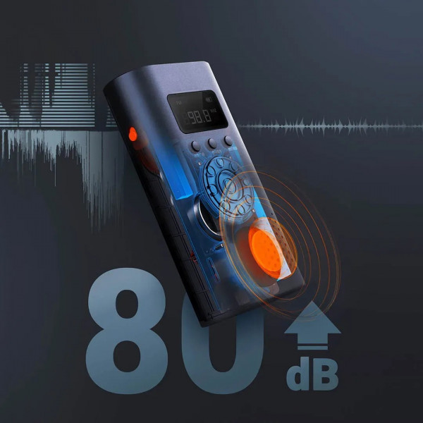 NexTool 6 in 1 Emergency Radio Hand Crank AM FM Portable Weather Radio with 4500mAh Power Bank.