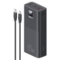USAMS-AT 65W Yattu Series Fast Charging Kit 30000mAh Power Bank with PD 100W Type-C to Type-C Cable.
