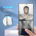 Blueo Full AB Glue 3d Curved Silk Tempered Glass for Galaxy S24 Ultra.