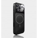 Luxury 17 Series Concept Lens Protection AG Matte Glass MagSafe Case for iPhone