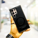 Suitable High-End Business Leather Magnetic Kickstand Protective Case For Samsung Galaxy S25 Ultra S24 Ultra S23 Ultra 