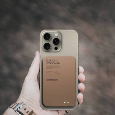 Momax Q.Mag X1 Magnetic Wireless Power Bank 10000mAh
