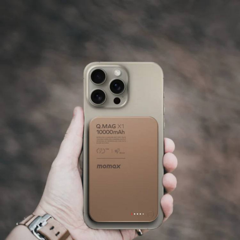 Momax Q.Mag X1 Magnetic Wireless Power Bank 10000mAh