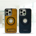 Suitable High-End Business Leather Magnetic Kickstand Protective Case For Iphone  13 To 16 Pro Max