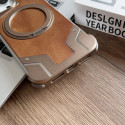 Luxury Walnut Wood Metal Frameless Mobile Phone Case For iPhone