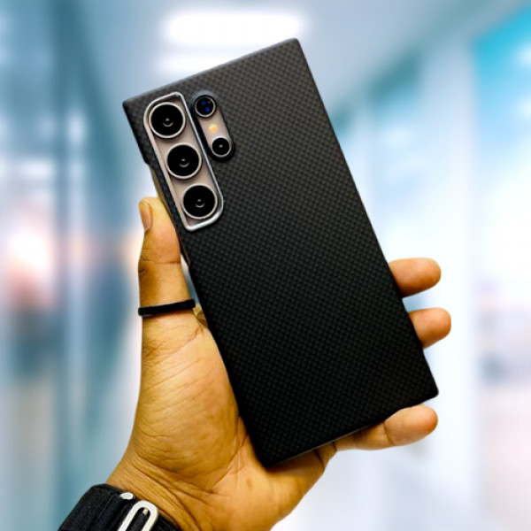 X-Level Brand Camera Metal Frame Hard Carbon Fiber Slim Case For Samsung Galaxy S24 Ultra S25Ultra 
