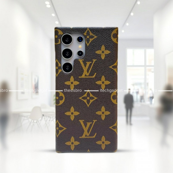 Samsung Galaxy S24Ultra S23Ultra S22Ultra Louis Vuitton LV Leather Case