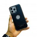 Magsafe supported Pu Leather Kickstand Case For Iphone 12 To 16 Pro Max