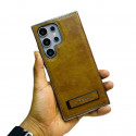 Super Finish PU Leather Kickstand Case For Samsung Galaxy S25 Ultra,S24 Ultra, S23 Ultra,S22 Ultra