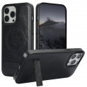 Premium Protection, Quality Design, Comfort Grip PU Leather Magsafe Kickstand Case for iPhone