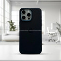 Premium Vegan leather With Camera Metal Bumper Case For iPhone 15 To 16 Pro Max