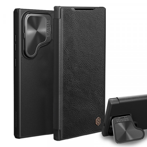 Nillkin New Design Series Protective Leather Case with Kickstand & Camera Protector for Samsung Galaxy