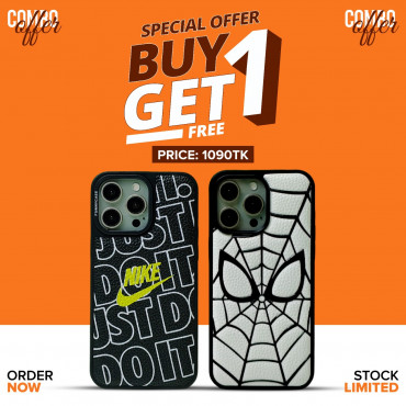 Buy One,Get One FREE! Spider Man & Nike Premium Quality & Stylish Design Case For Iphone