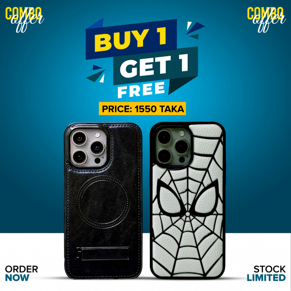 Buy One,Get One FREE! Spider Man Premium Quality & Stylish Design Case For Iphone 