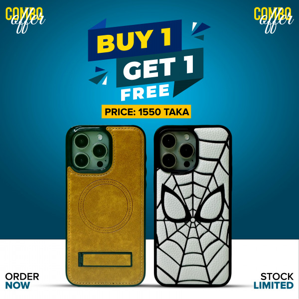 Buy One,Get One FREE! Spider Man Premium Quality & Stylish Design Case For Iphone 