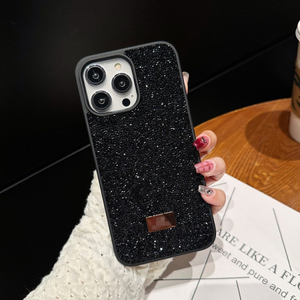 Luxury Crystal Diamond Rhinestone TPU Protective  Case for iPhone 12 To 16 Pro Max
