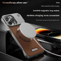  Frameless Design with Aromatherapy Hot Leather Magnetic Phone Case For iPhone 
