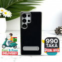 Luxury Leather Electroplating Kickstand Case For Samsung Galaxy Ultra Series