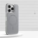 Luxury Business Plating Frame Leather Magnetic Wireless Charger Case for iPhone