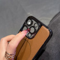 New Electroplating PU Leather Magnetic Case for iPhone With Glass Lens Film Shockproof Hard Cover