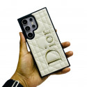 Luxury Dior Print Puffer Case For Samsung Galaxy S25 Ultra S24 Ultra 