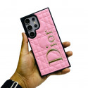 Luxury Dior Print Puffer Case For Samsung Galaxy S25 Ultra S24 Ultra 