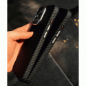 LUXO Life Carbon Fiber Texture Matte Bumper Case For iPhone 