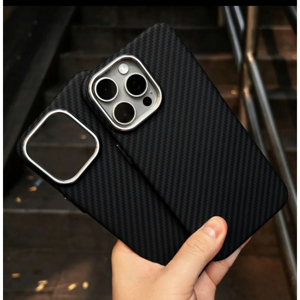 LUXO Life Carbon Fiber Texture Matte Bumper Case For iPhone 