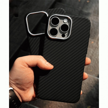 LUXO Life Carbon Fiber Texture Matte Bumper Case For iPhone 
